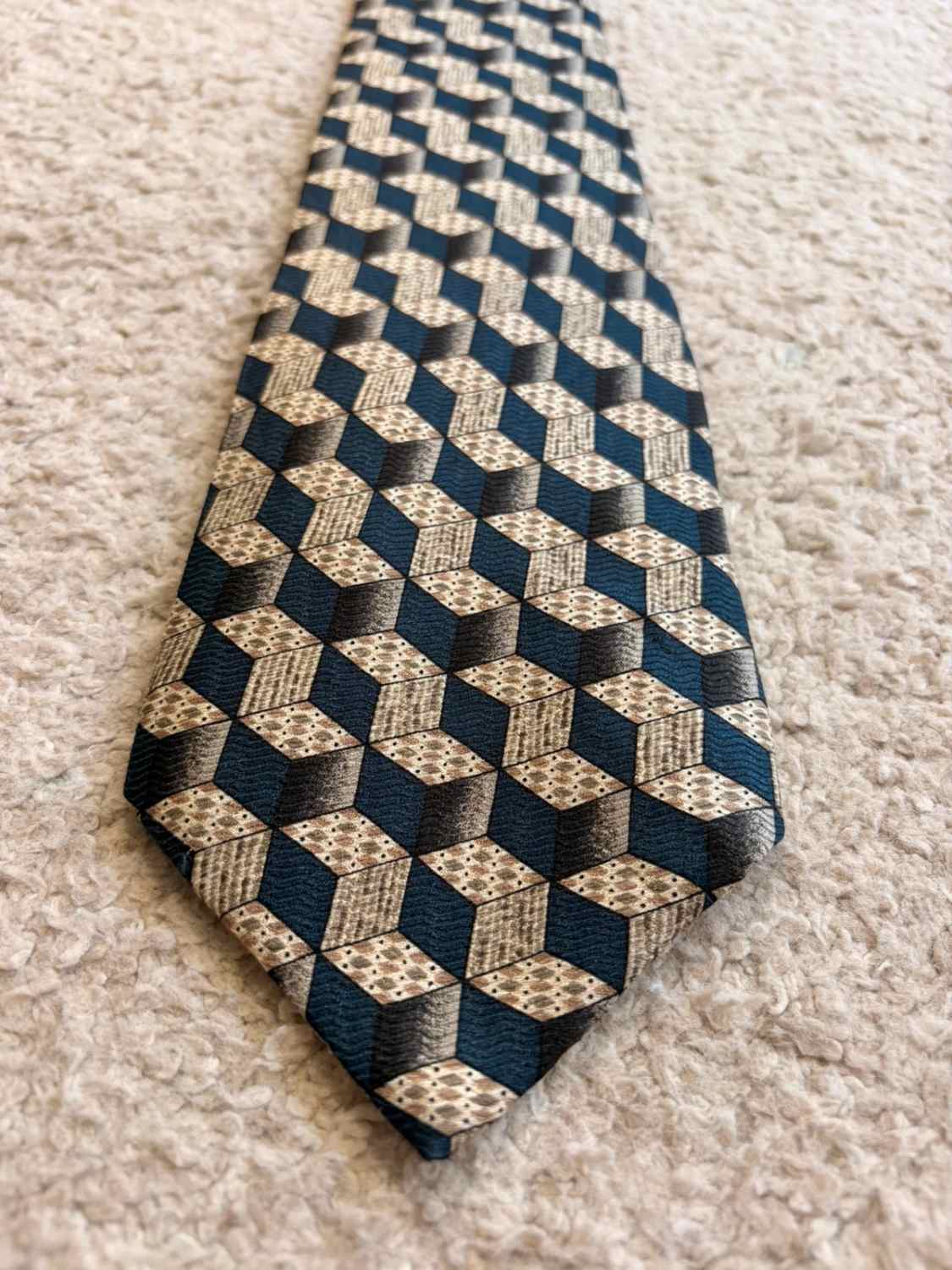 👔 Cravate Sterling & Hunt - Soie - Marine & Noir