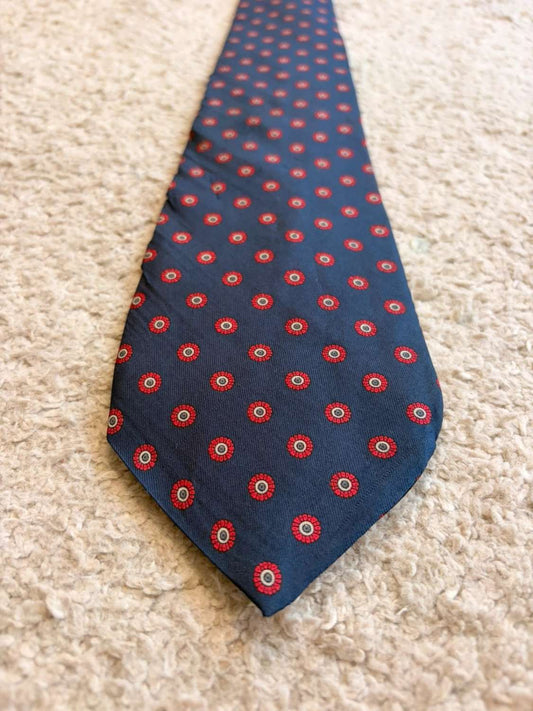 👔 Cravate Oscar de la Renta - Soie - Marine