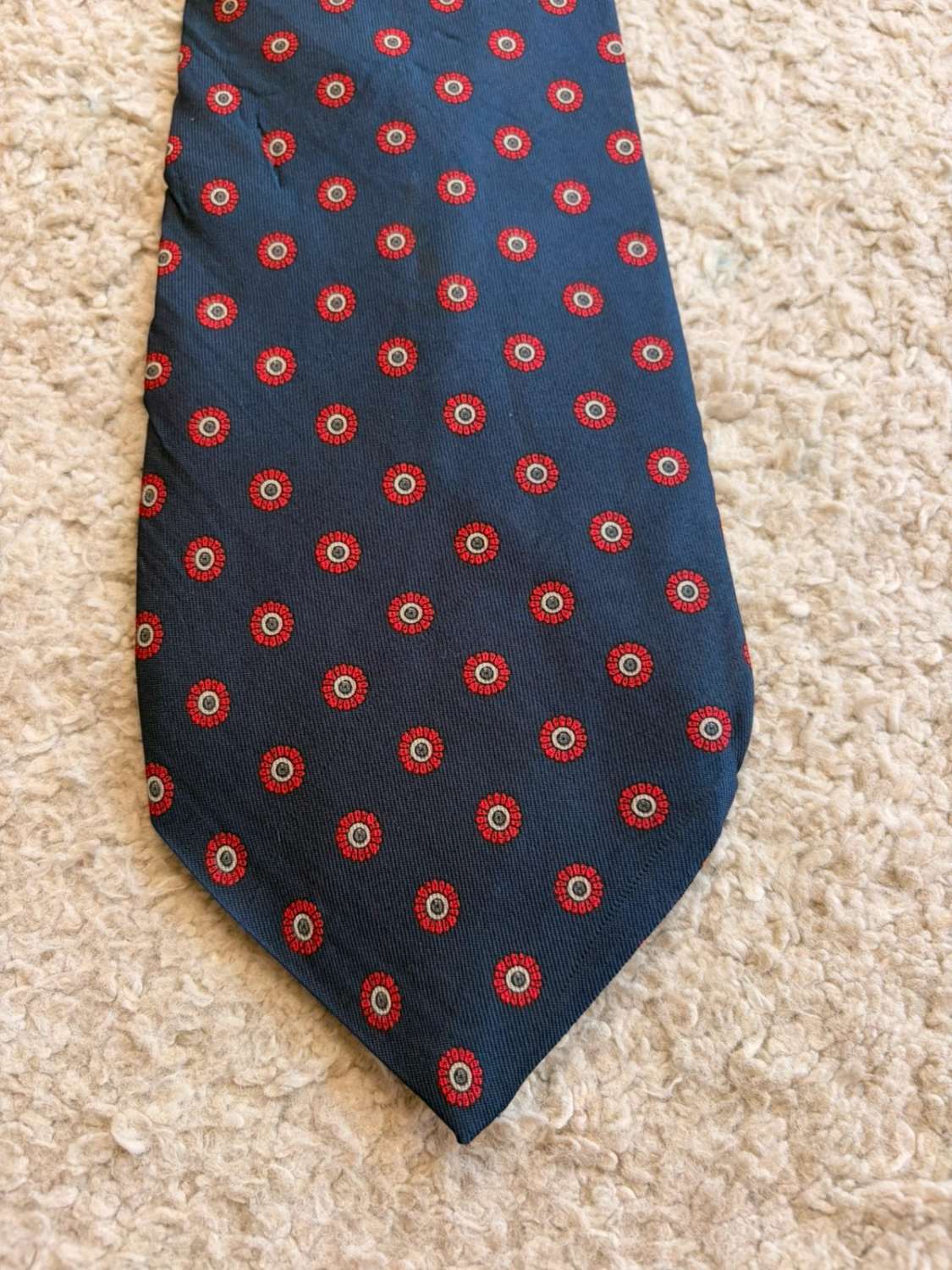 👔 Cravate Oscar de la Renta - Soie - Marine