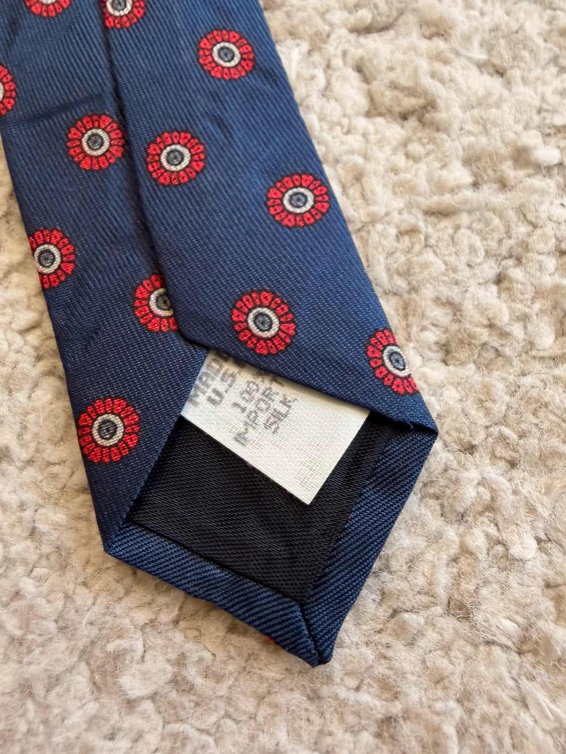👔 Cravate Oscar de la Renta - Soie - Marine