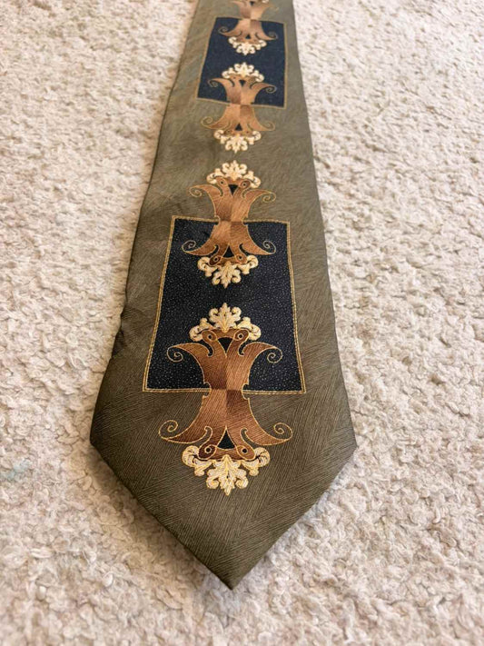 👔 Cravate Giorgio Cosani - Soie - Kaki