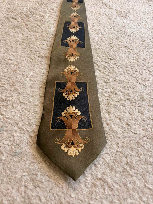 👔 Cravate Giorgio Cosani - Soie - Kaki