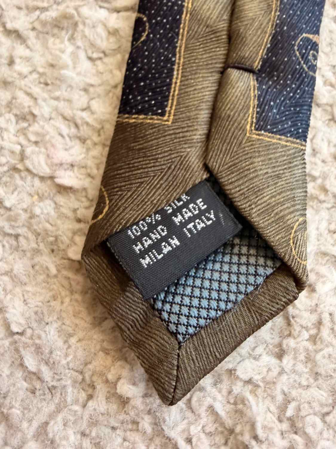 👔 Cravate Giorgio Cosani - Soie - Kaki