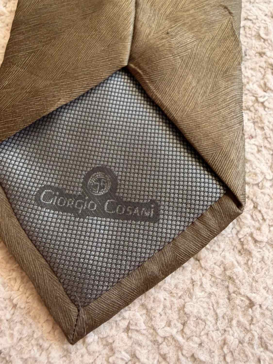 👔 Cravate Giorgio Cosani - Soie - Kaki