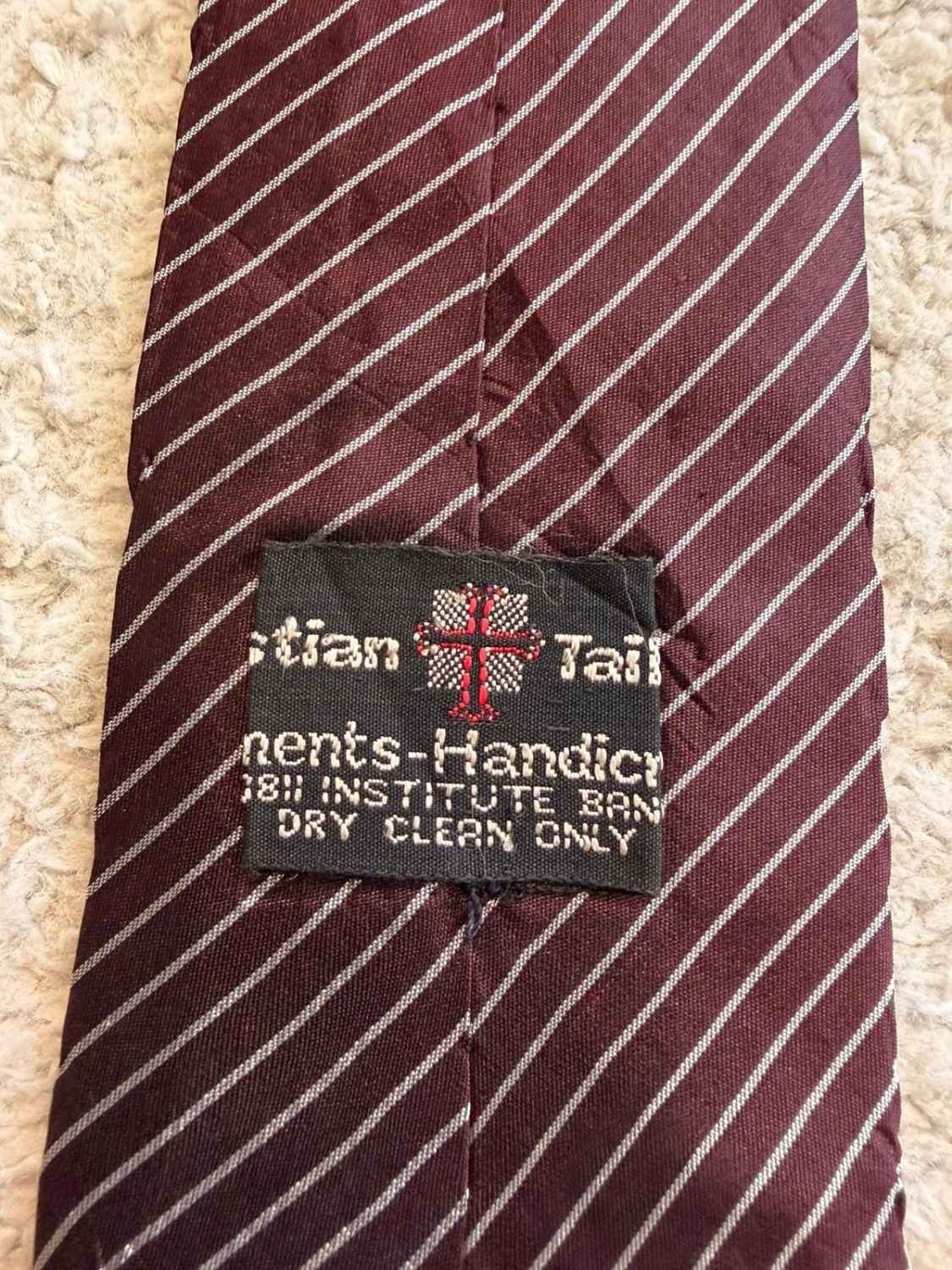 👔 Cravate Christian Tailoring - Soie - Rayures