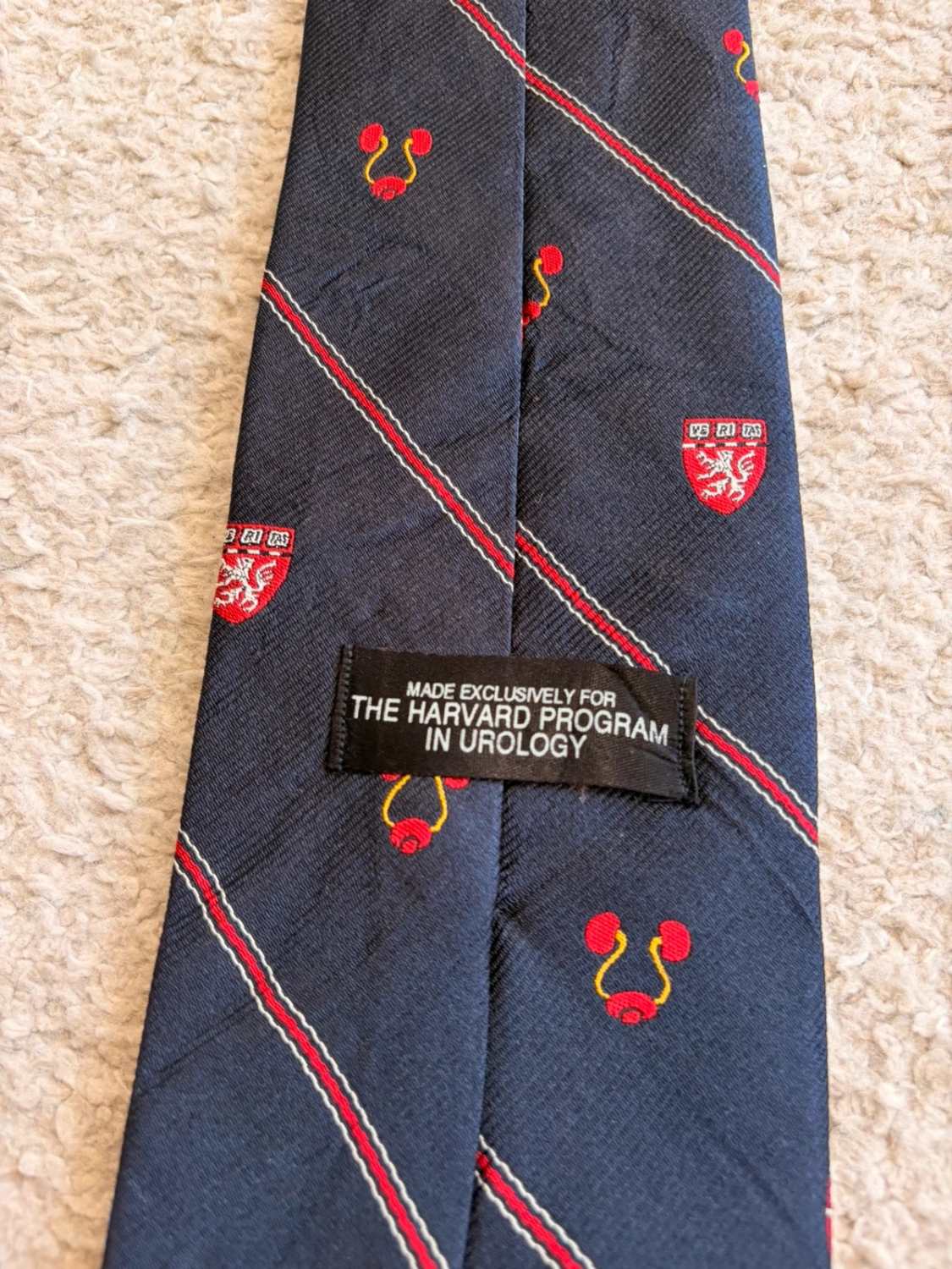 👔 Cravate Harvard Urology - Marine & Rouge