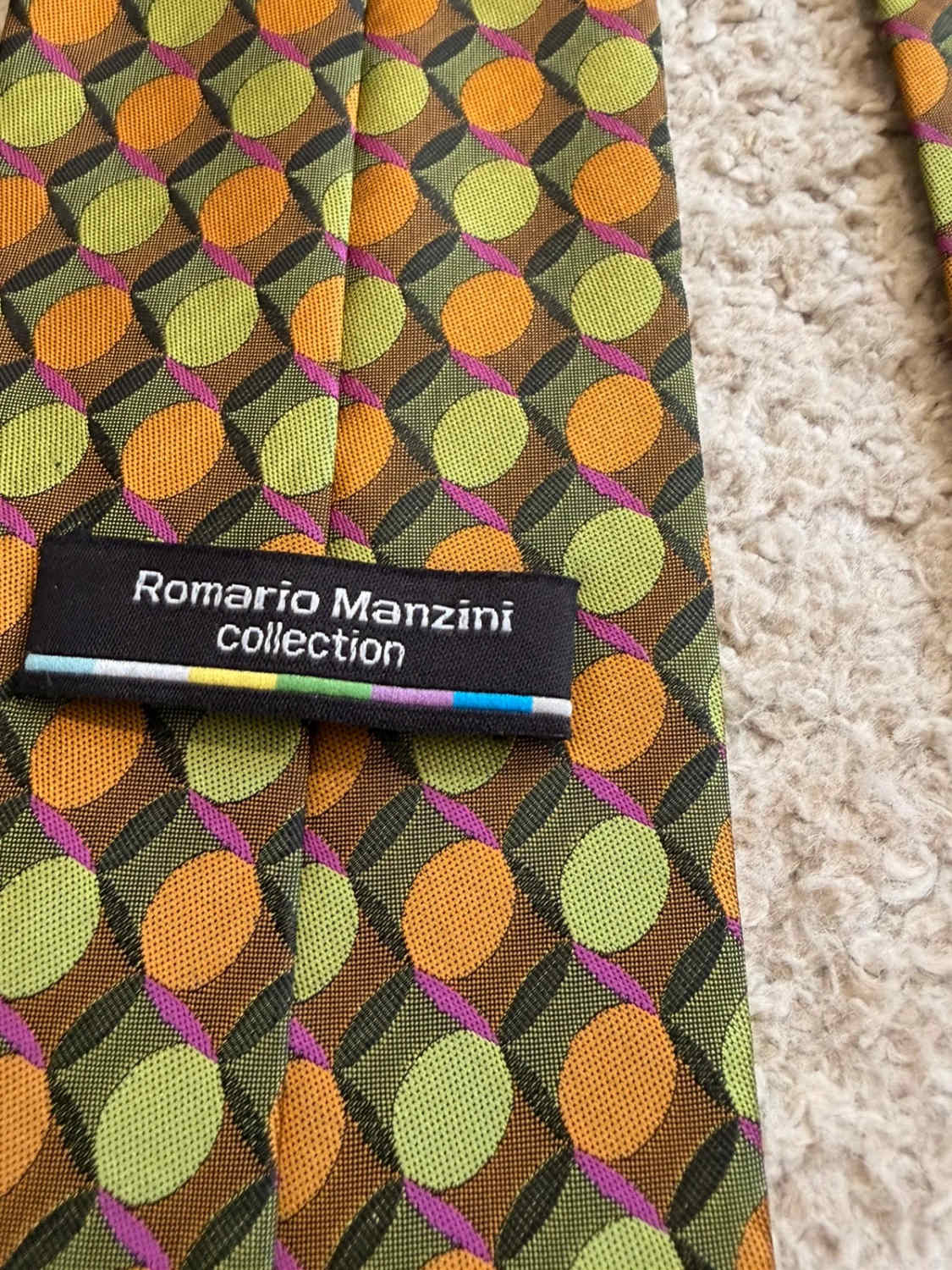 👔 Cravate Romario Manzini - Multicolore