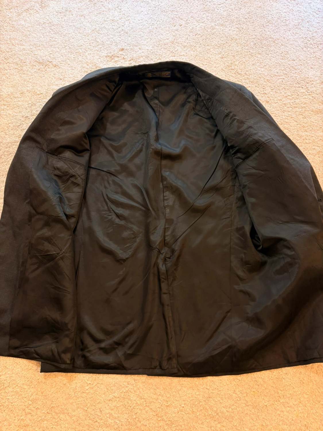 🧥 Blazer Brooks Brothers 46L/XL- Gris Foncé - Laine