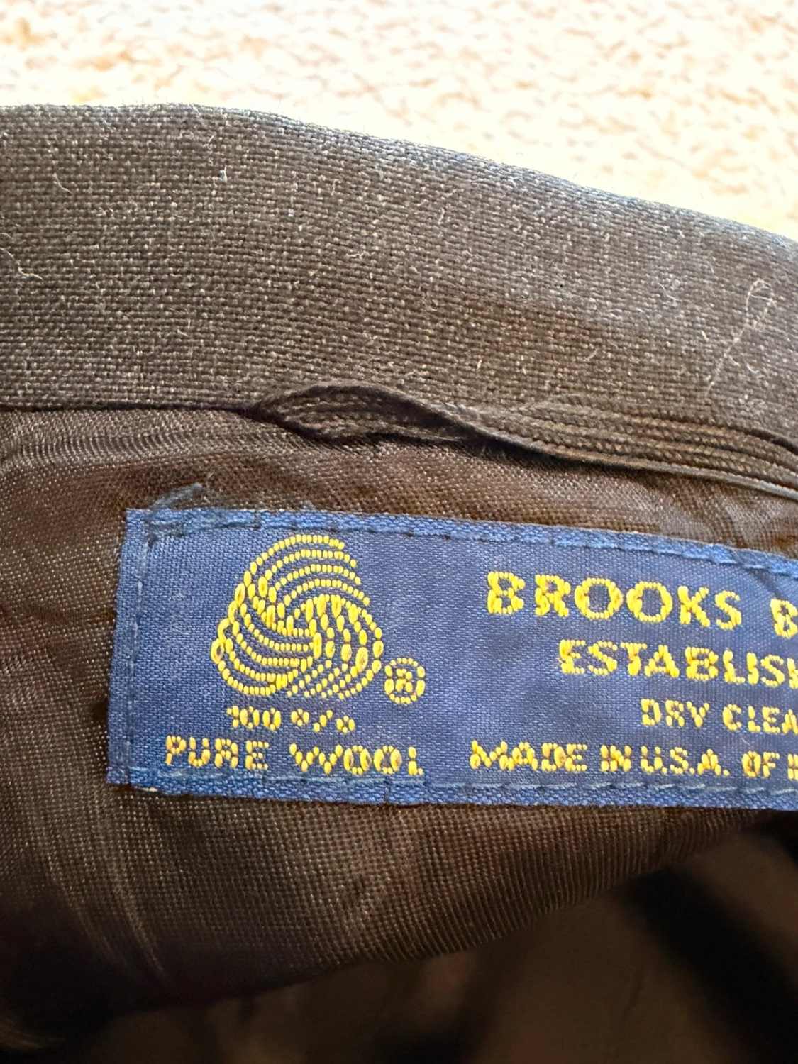 🧥 Blazer Brooks Brothers 46L/XL- Gris Foncé - Laine