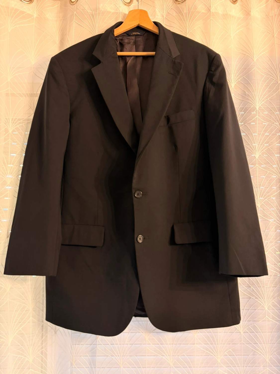 Blazer Longo Brooks Brothers M - Preto - Lã