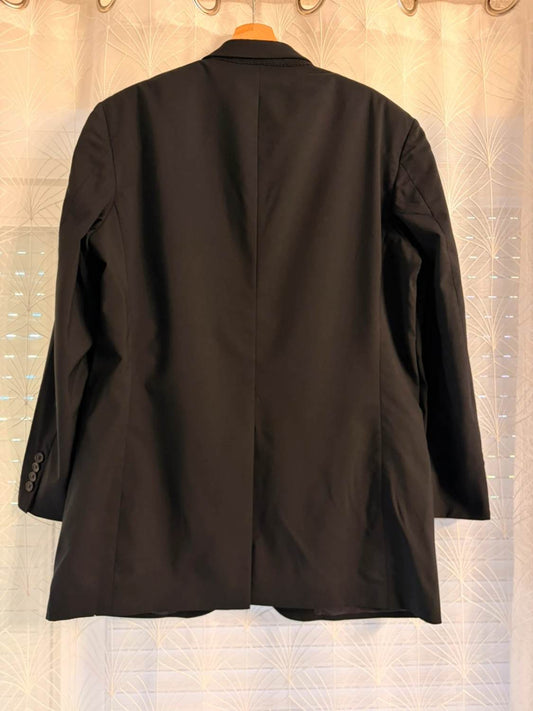 Brooks Brothers Long Blazer M - Black - Wool