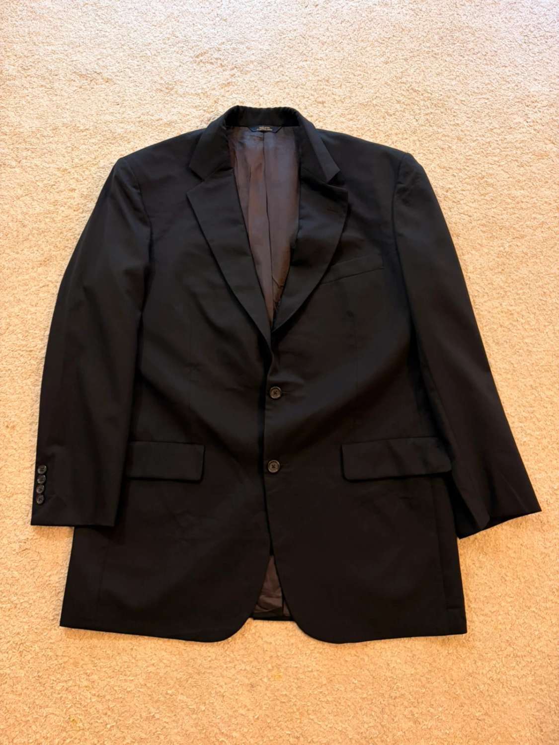 Blazer Longo Brooks Brothers M - Preto - Lã