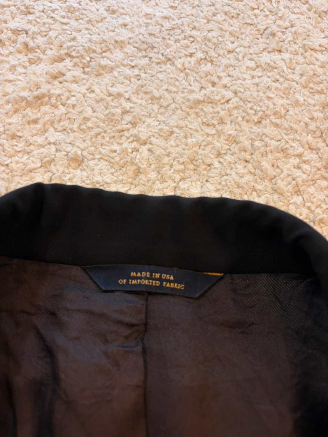 Blazer Longo Brooks Brothers M - Preto - Lã