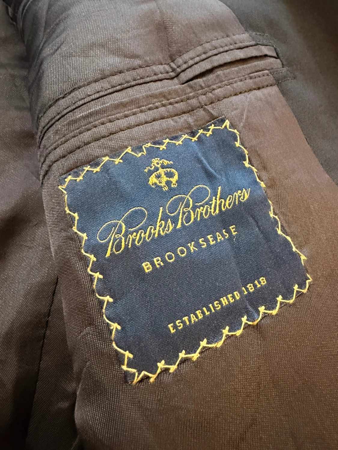 Blazer Longo Brooks Brothers M - Preto - Lã