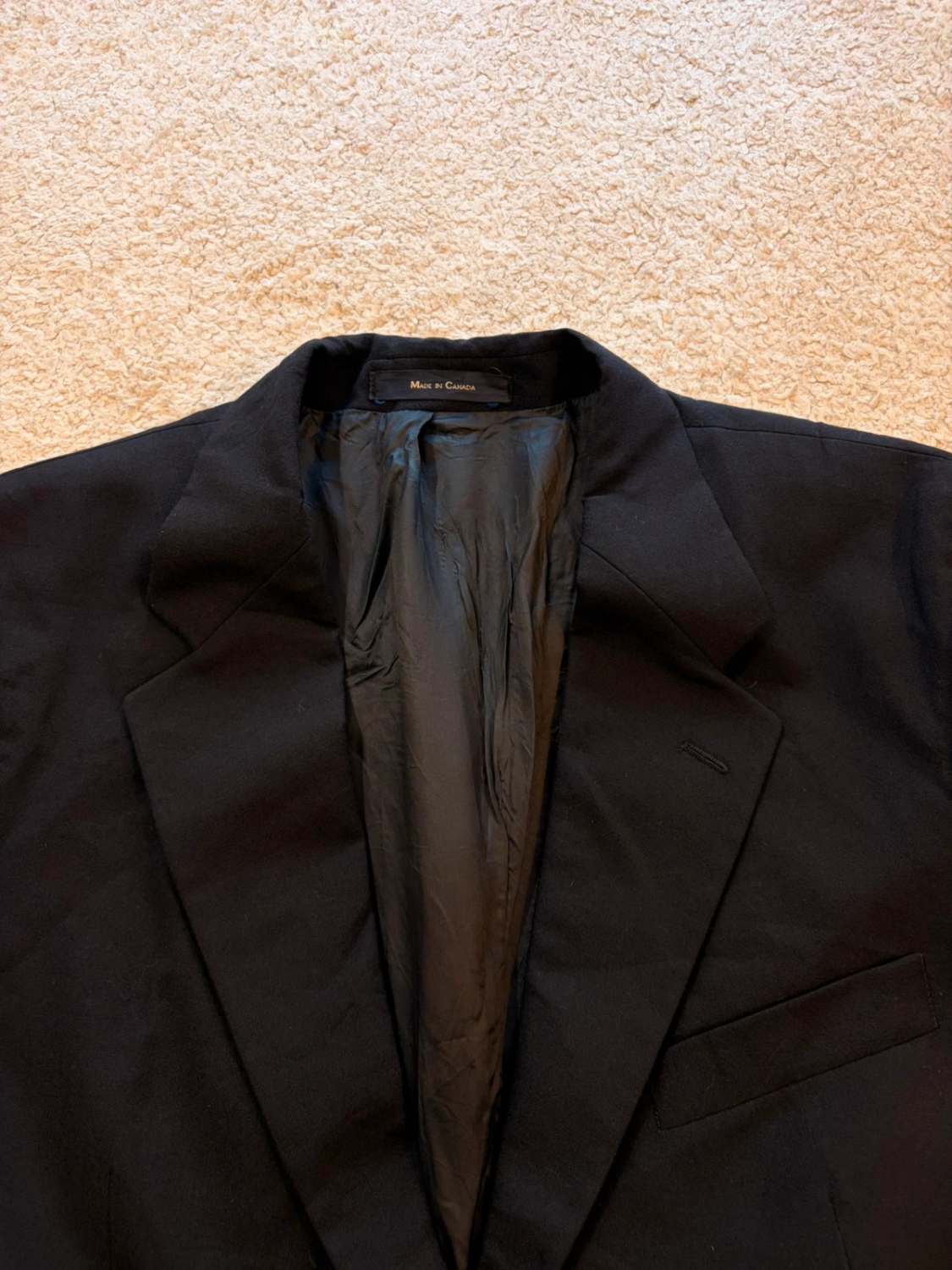 Blazer Chaps Ralph Lauren 42R/M - Nero - Lana Vergine