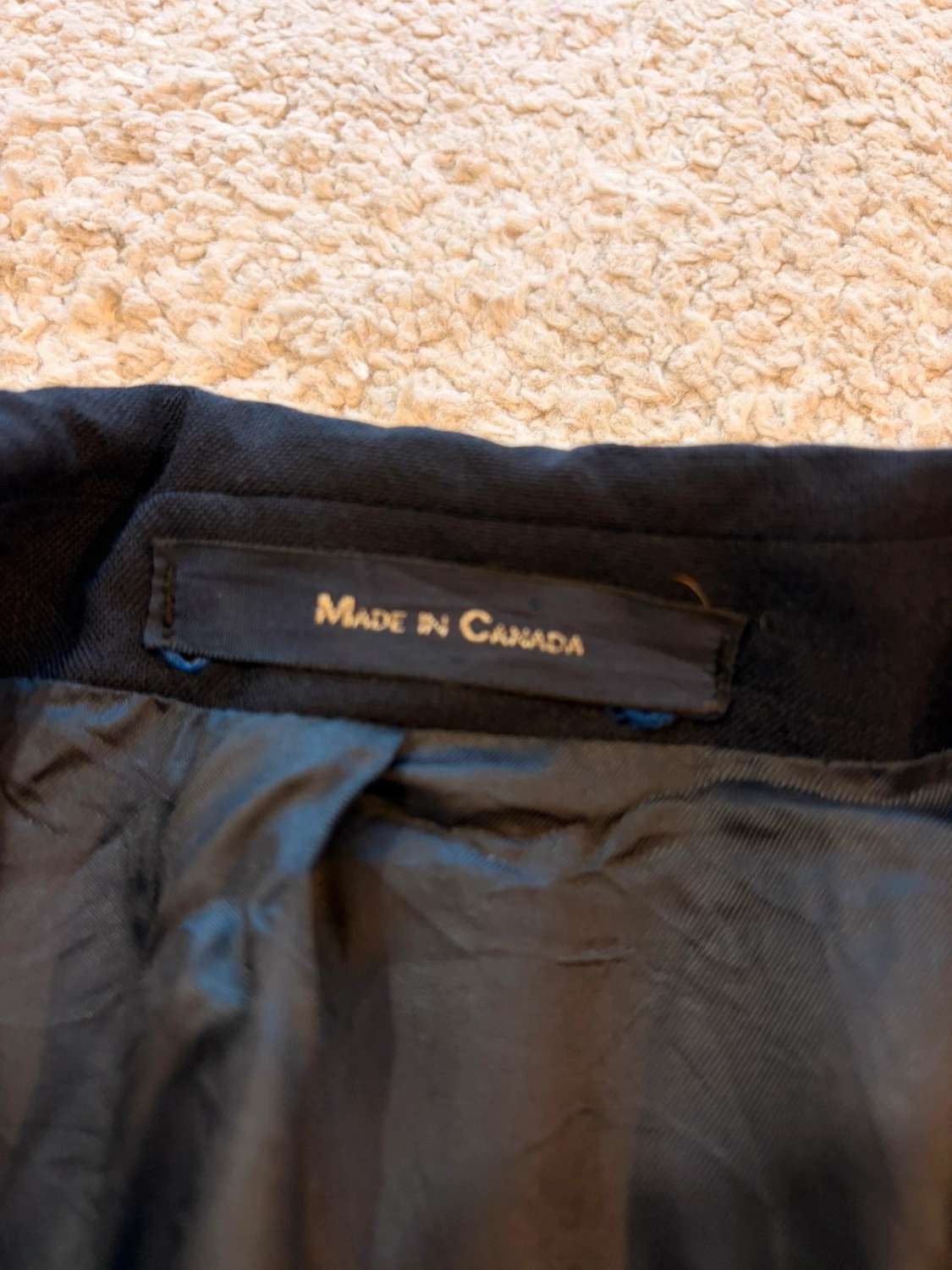 Blazer Chaps Ralph Lauren 42R/M - Nero - Lana Vergine