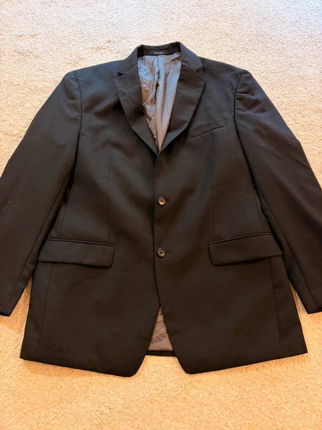 Blazer Chaps - Noir - Laine - Homme (M)