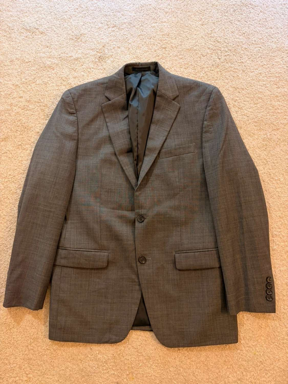 Blazer Chaps 38R/S - Gris - Laine/Polyester