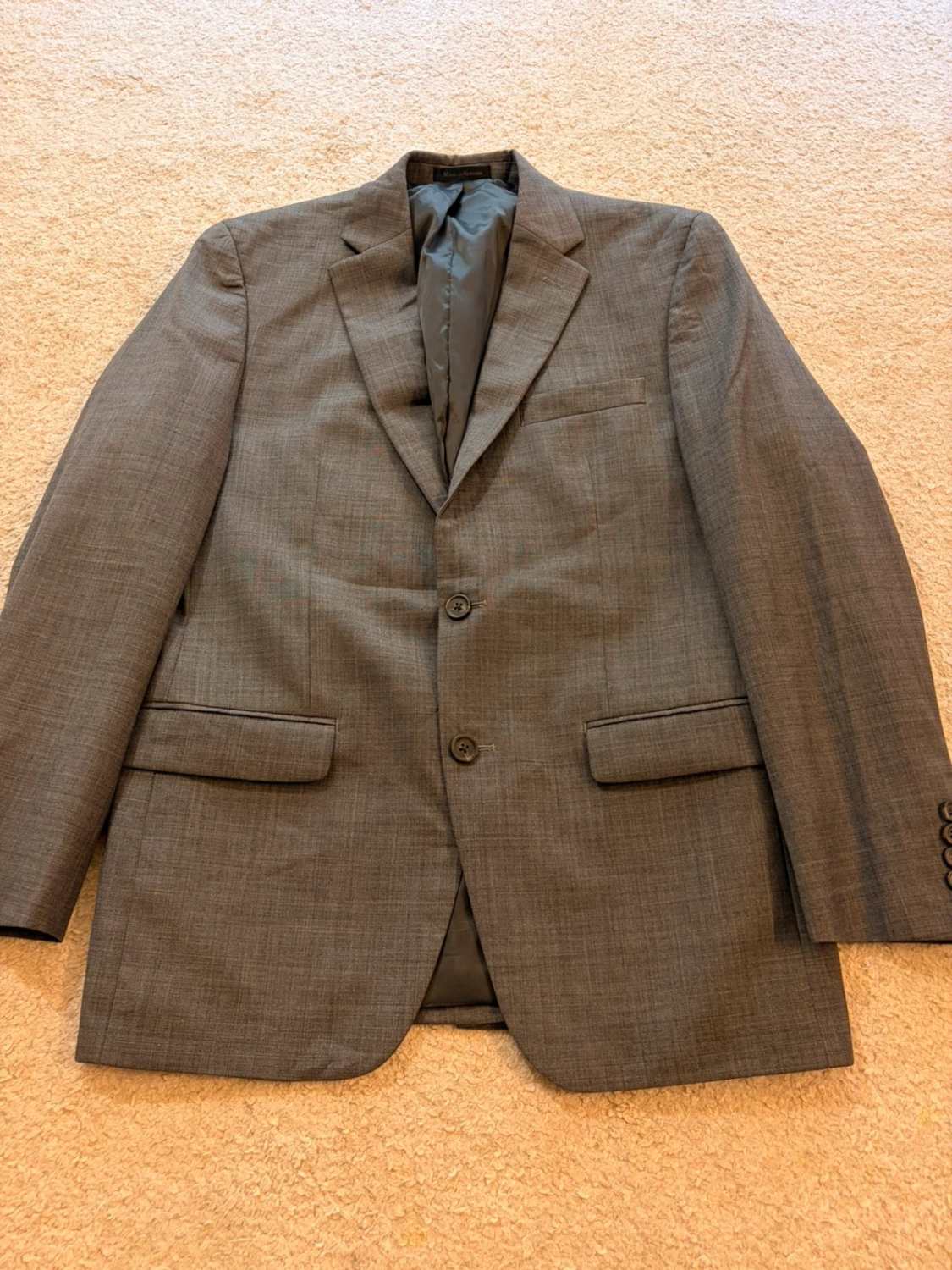 Blazer Chaps 38R/S - Gris - Laine/Polyester