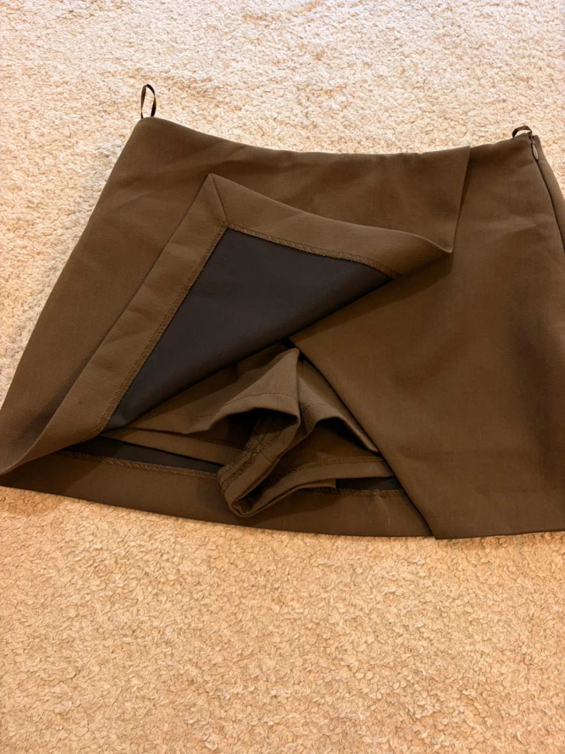 👗 Jupe-Short Zara - Kaki - Femme (S)