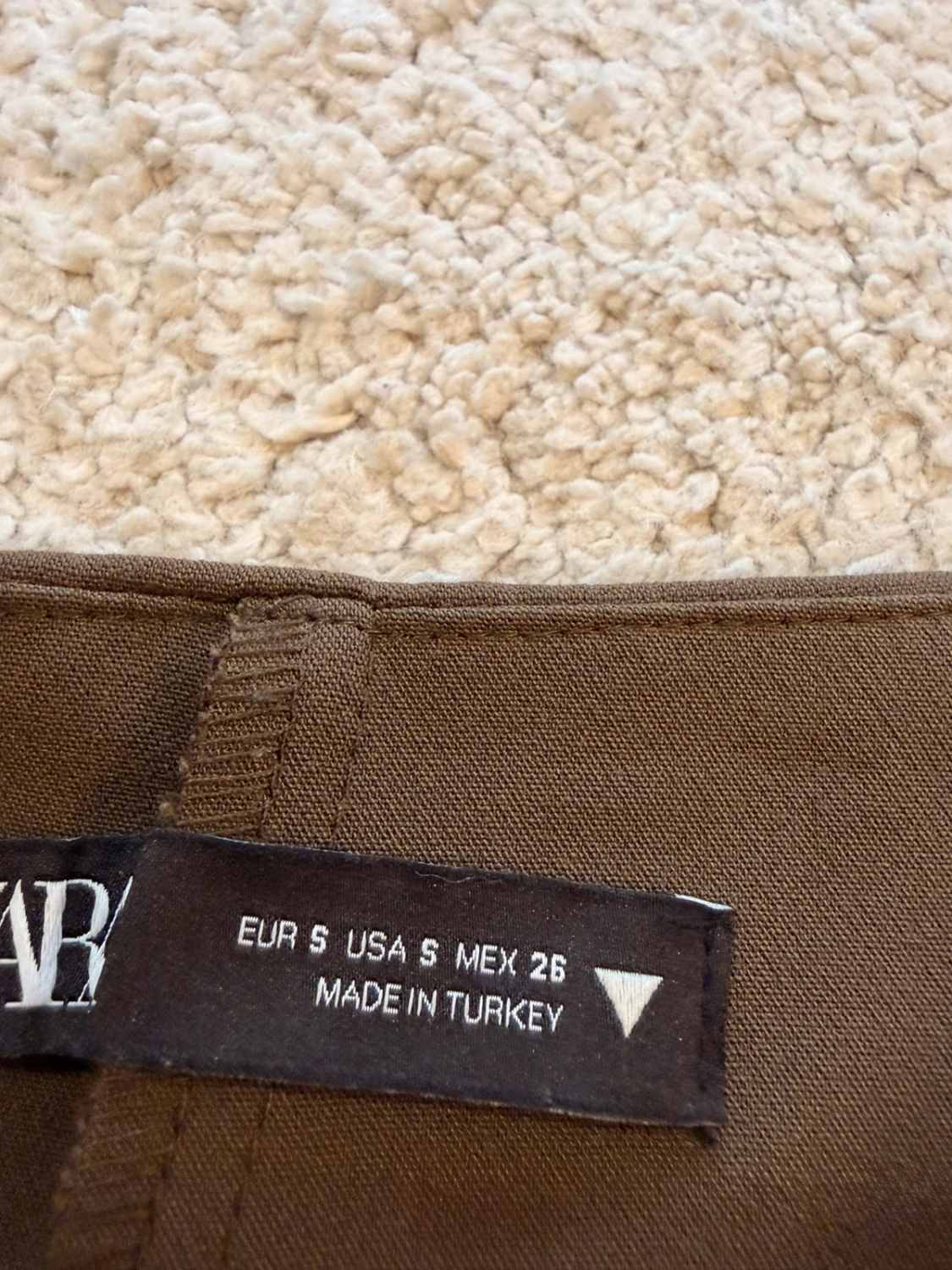👗 Jupe-Short Zara - Kaki - Femme (S)