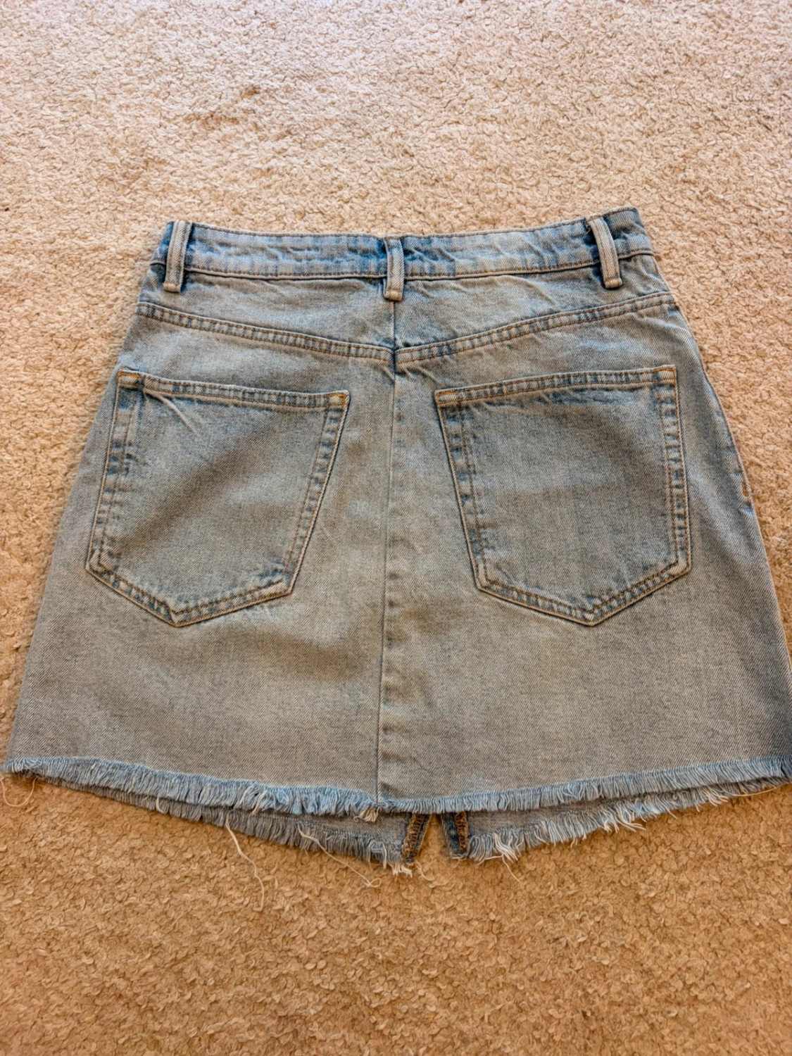 Jupe en Jean Zara Bleu Clair - Taille M