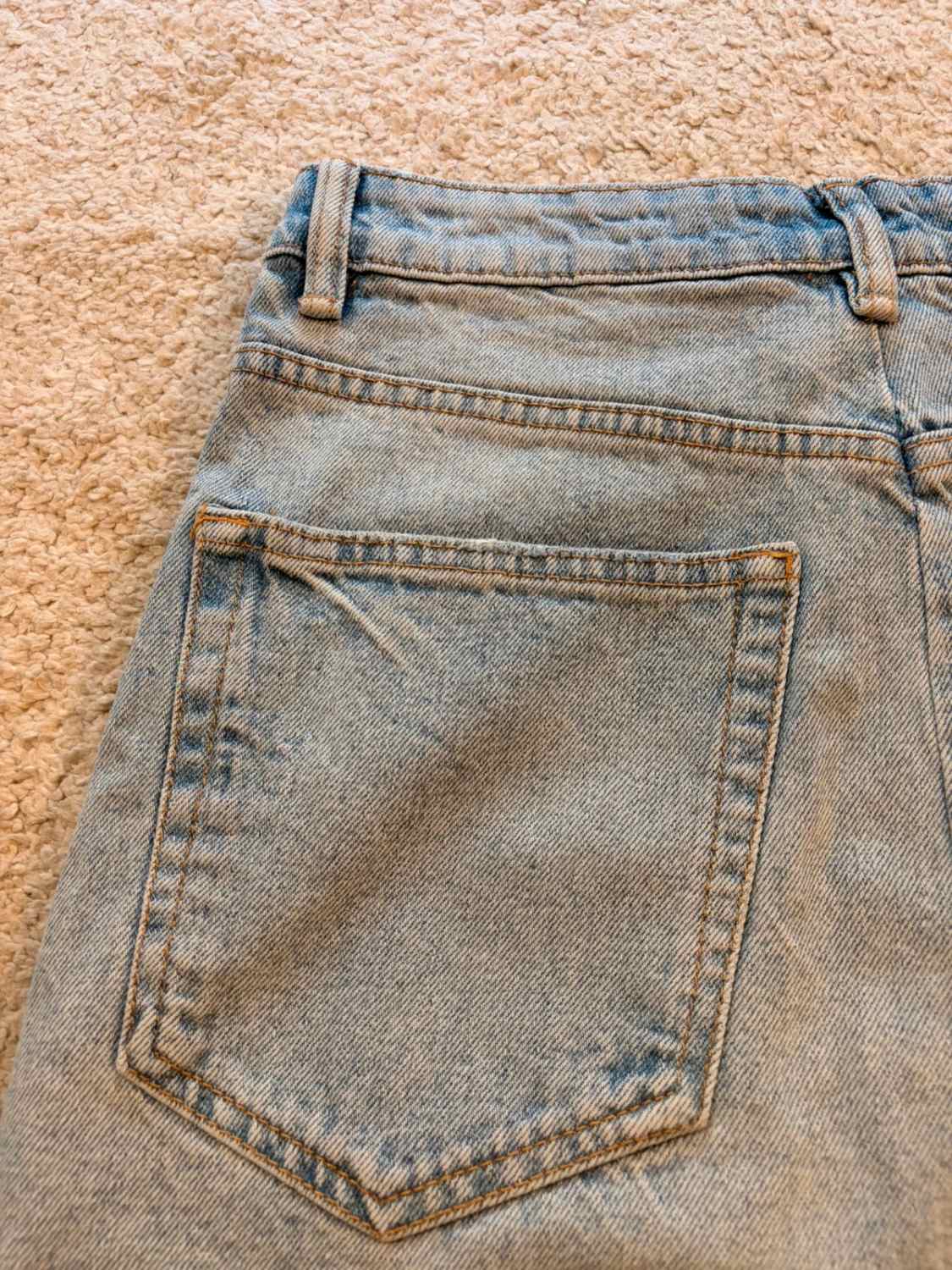 Jupe en Jean Zara Bleu Clair - Taille M