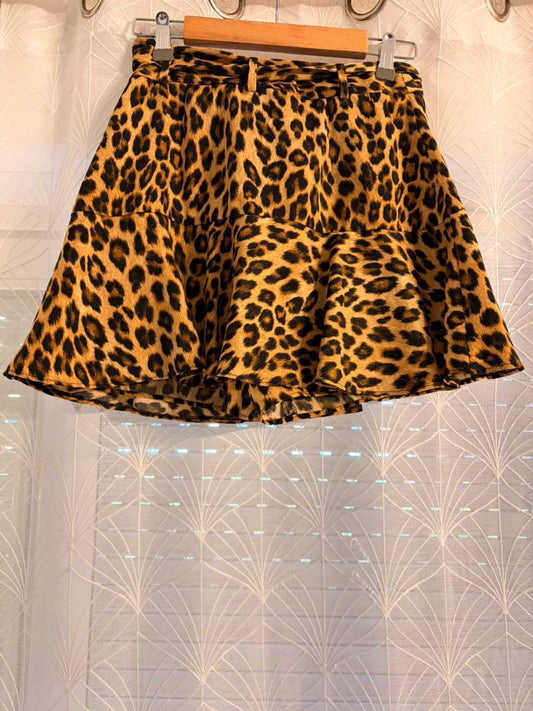 👗 Falda-pantalón Zara M (S) estampado leopardo