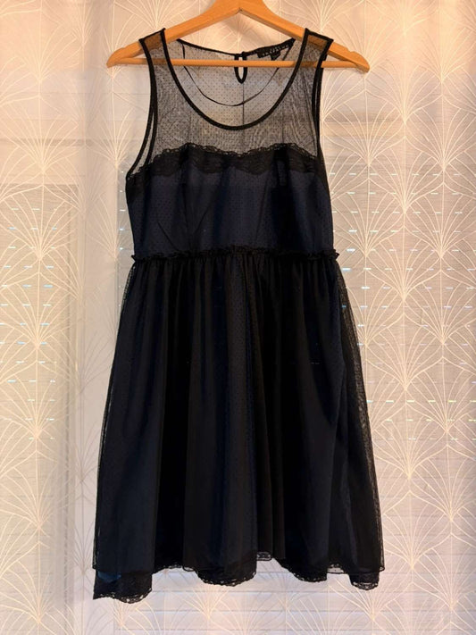Robe Zara Trafaluc Marine & Noir - Taille M