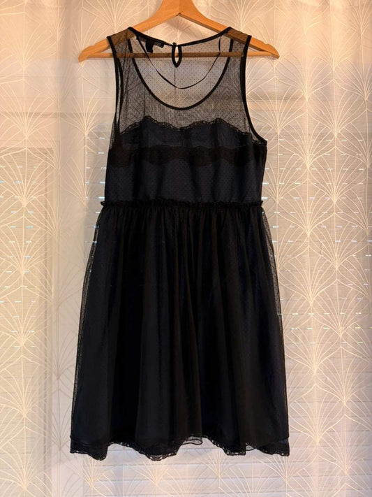 Robe Zara Trafaluc Marine & Noir - Taille M