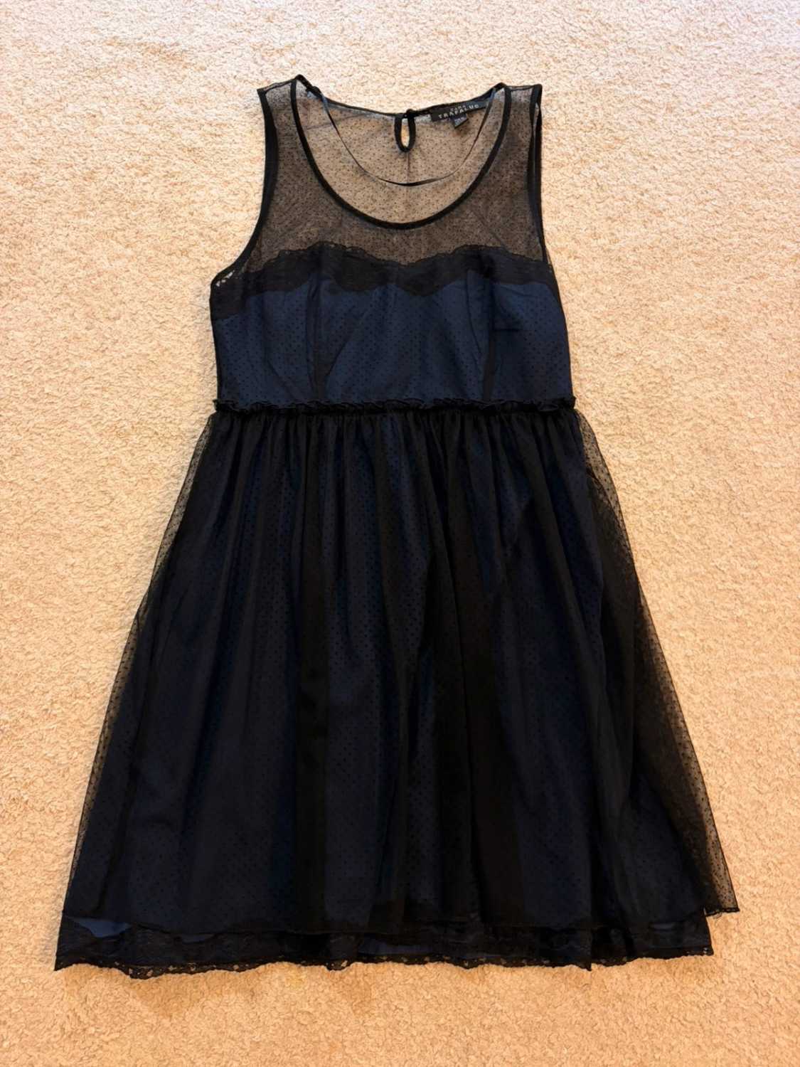 Robe Zara Trafaluc Marine & Noir - Taille M