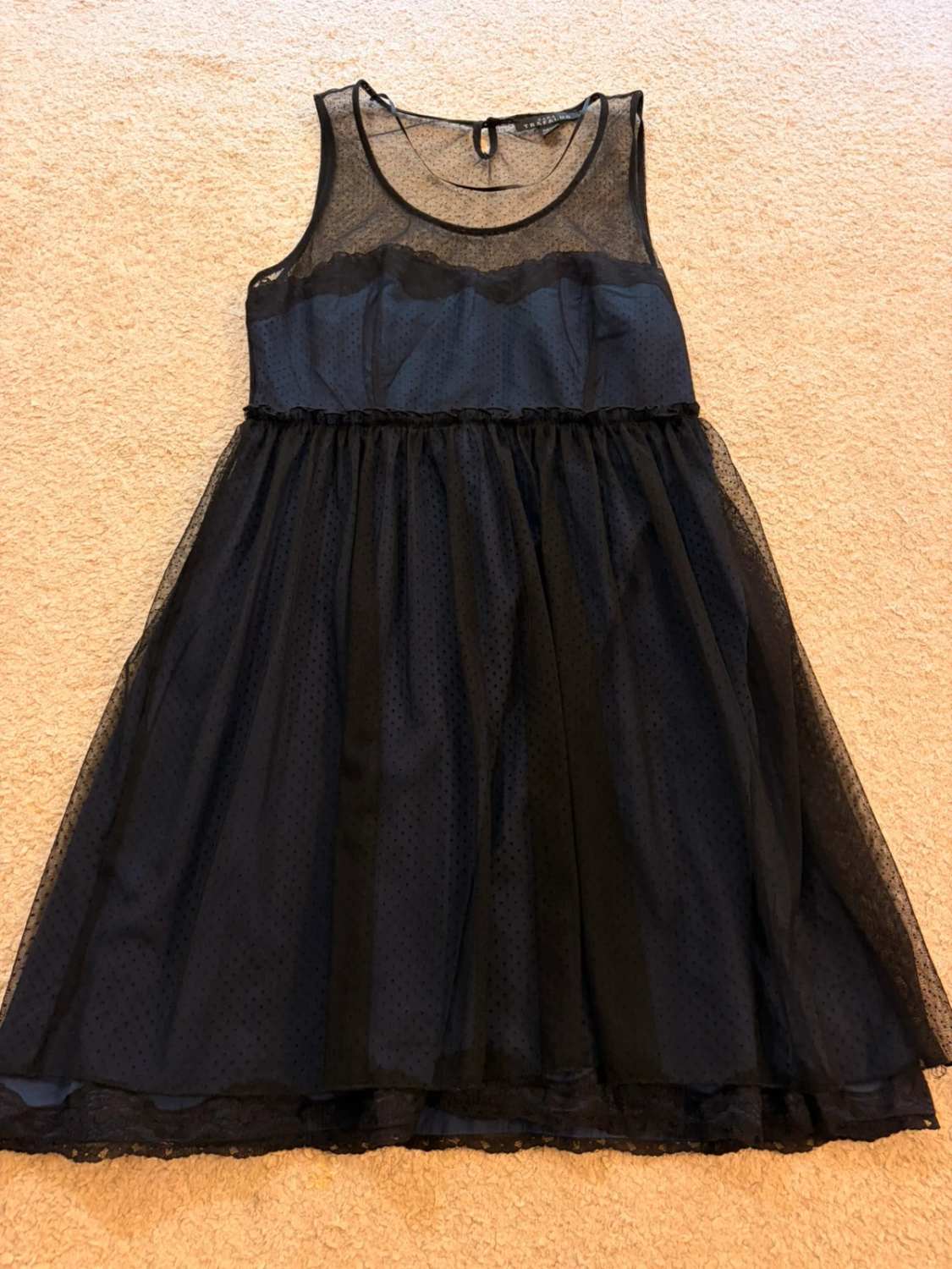 Robe Zara Trafaluc Marine & Noir - Taille M