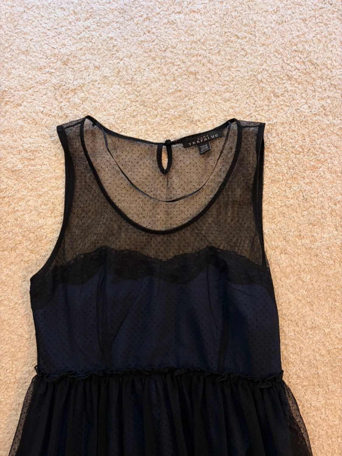 Robe Zara Trafaluc Marine & Noir - Taille M