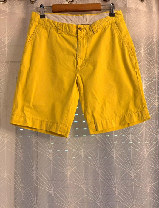 Short Polo Ralph Lauren - Jaune - Coton Pima - Homme (W31)
