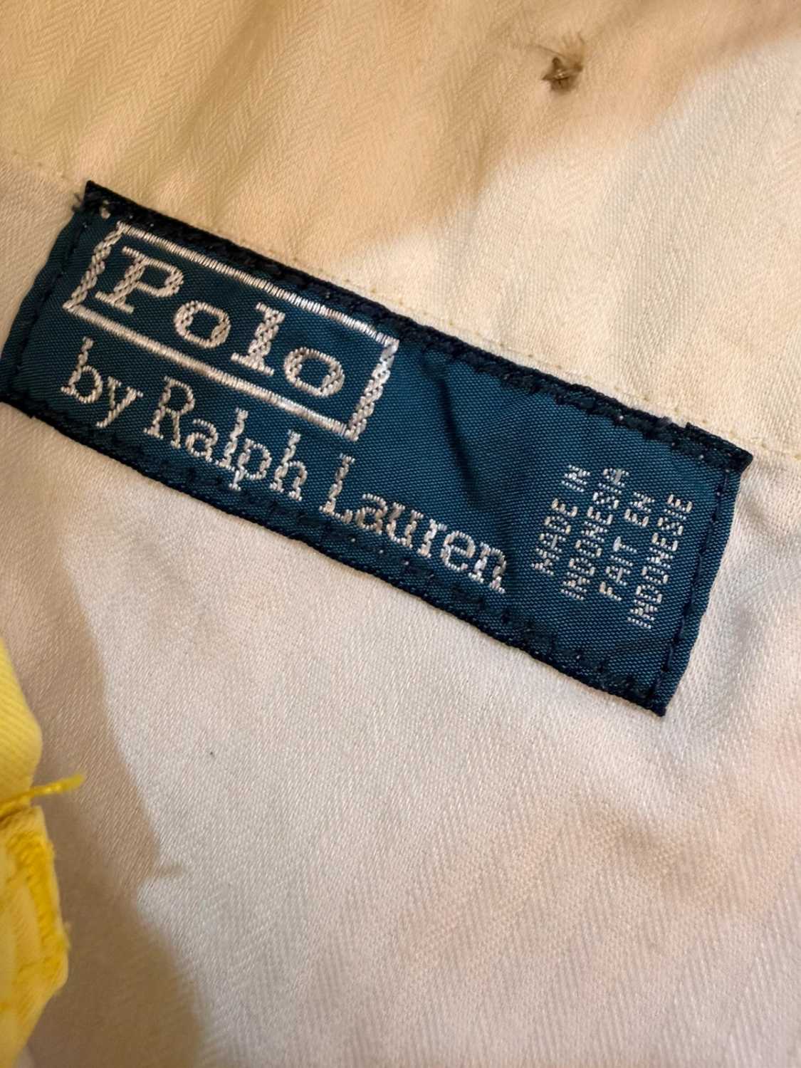 🩳 Short Polo Ralph Lauren - Jaune - Coton Pima - Homme (W31)