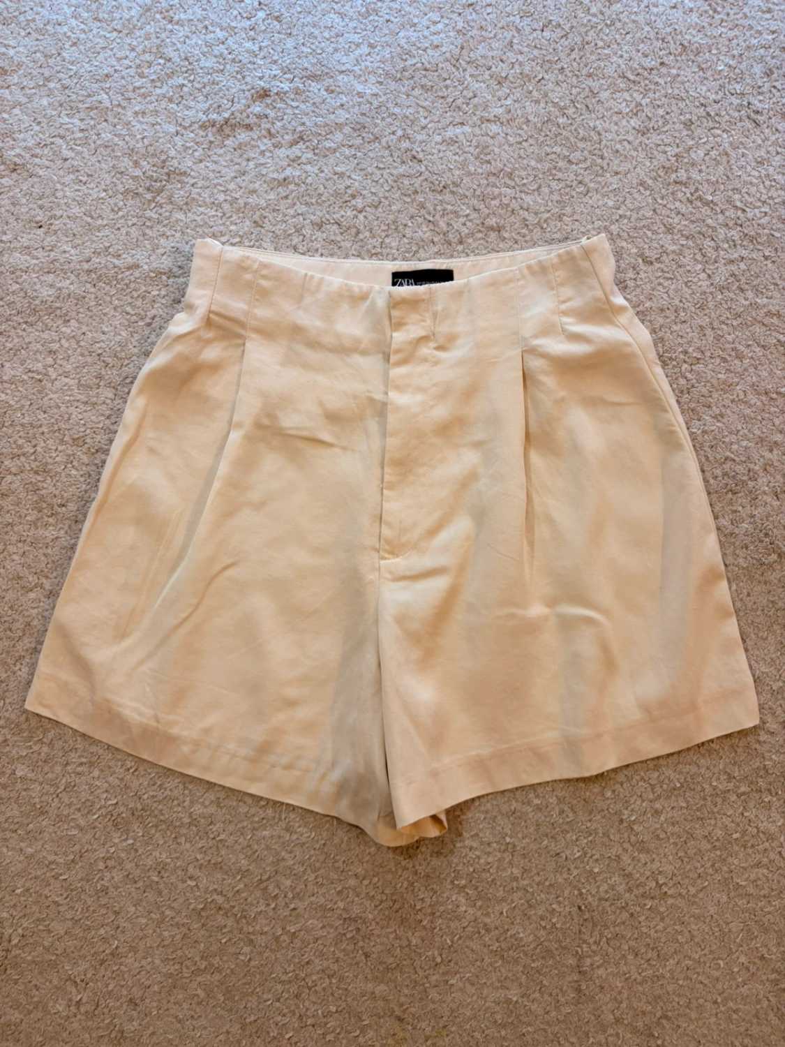 🩳 Short Zara - Crème - Femme (S/XS)