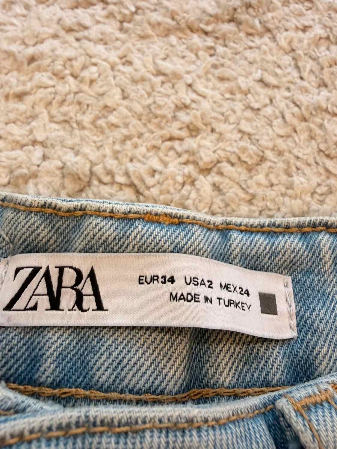 🩳 Short Zara 34- Bleu Clair - Femme