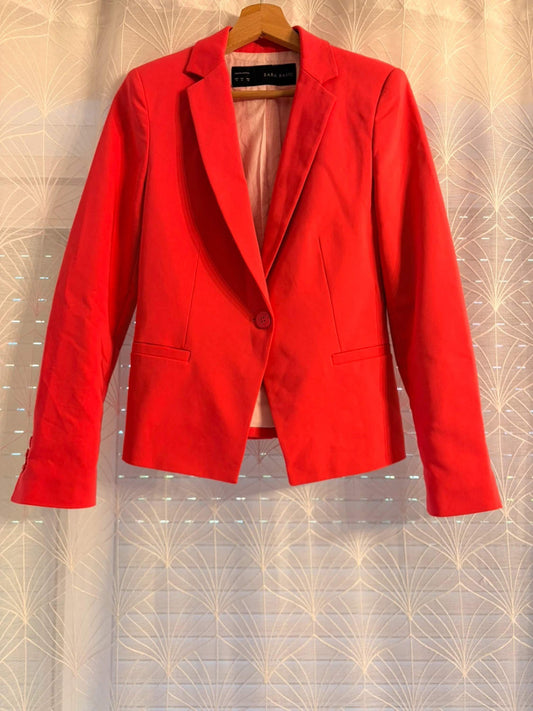 Blazer Zara Basic M (S) - Fucsia - Mujer