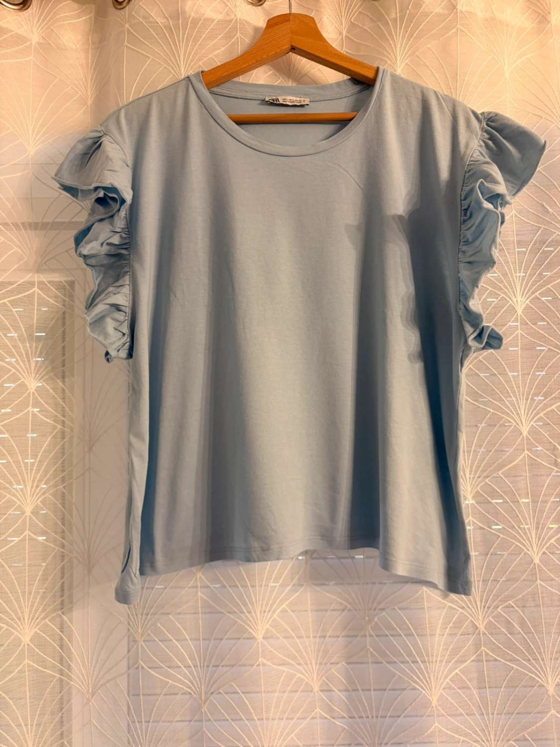 👚 Blouse Zara - Bleu Clair - Femme (L)