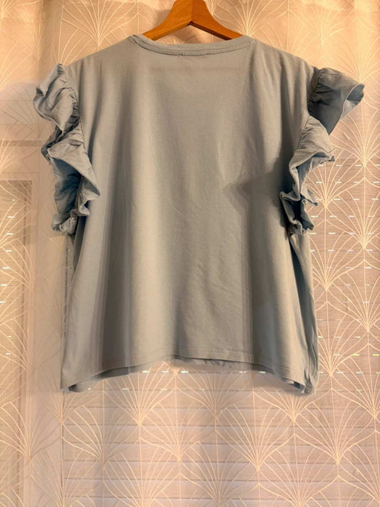 👚 Zara Blouse - Light Blue - Women (L)