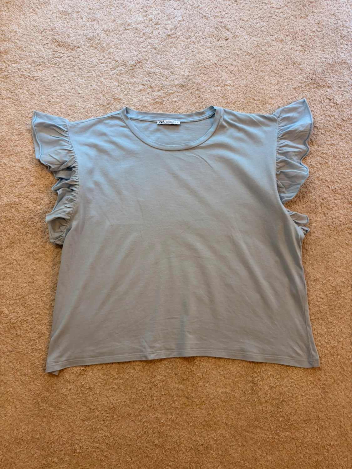 👚 Blouse Zara - Bleu Clair - Femme (L)