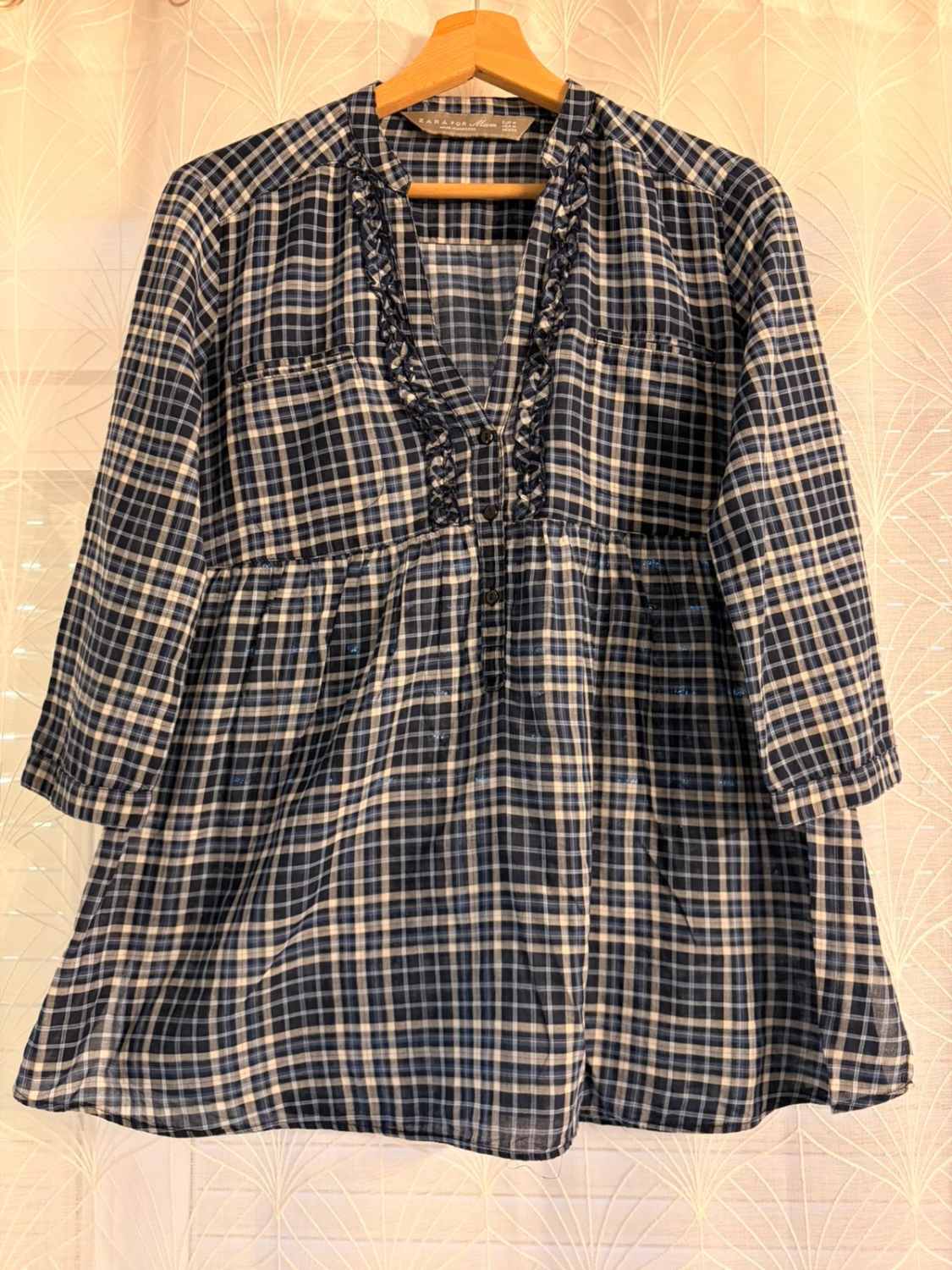 👚 Blouse Zara for Mum - Carreaux - Femme (M)