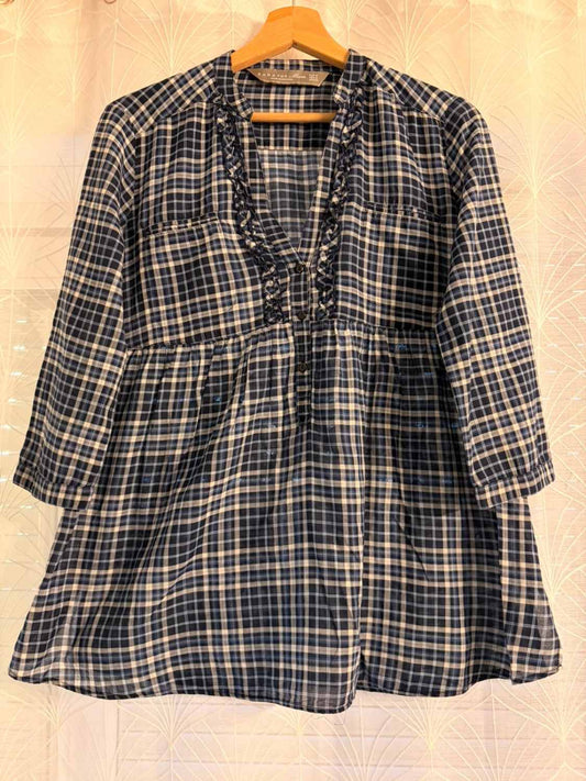 👚 Blusa Zara for Mum - Quadri - Donna (M)