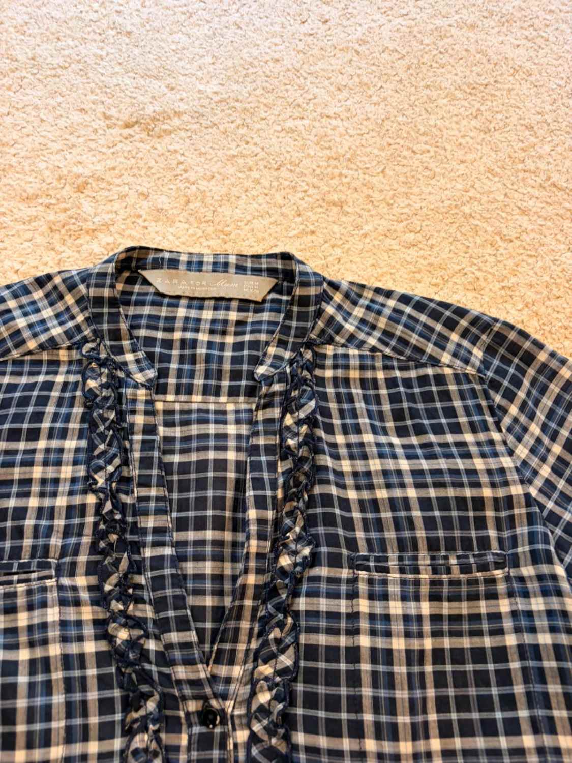 👚 Blouse Zara for Mum - Carreaux - Femme (M)
