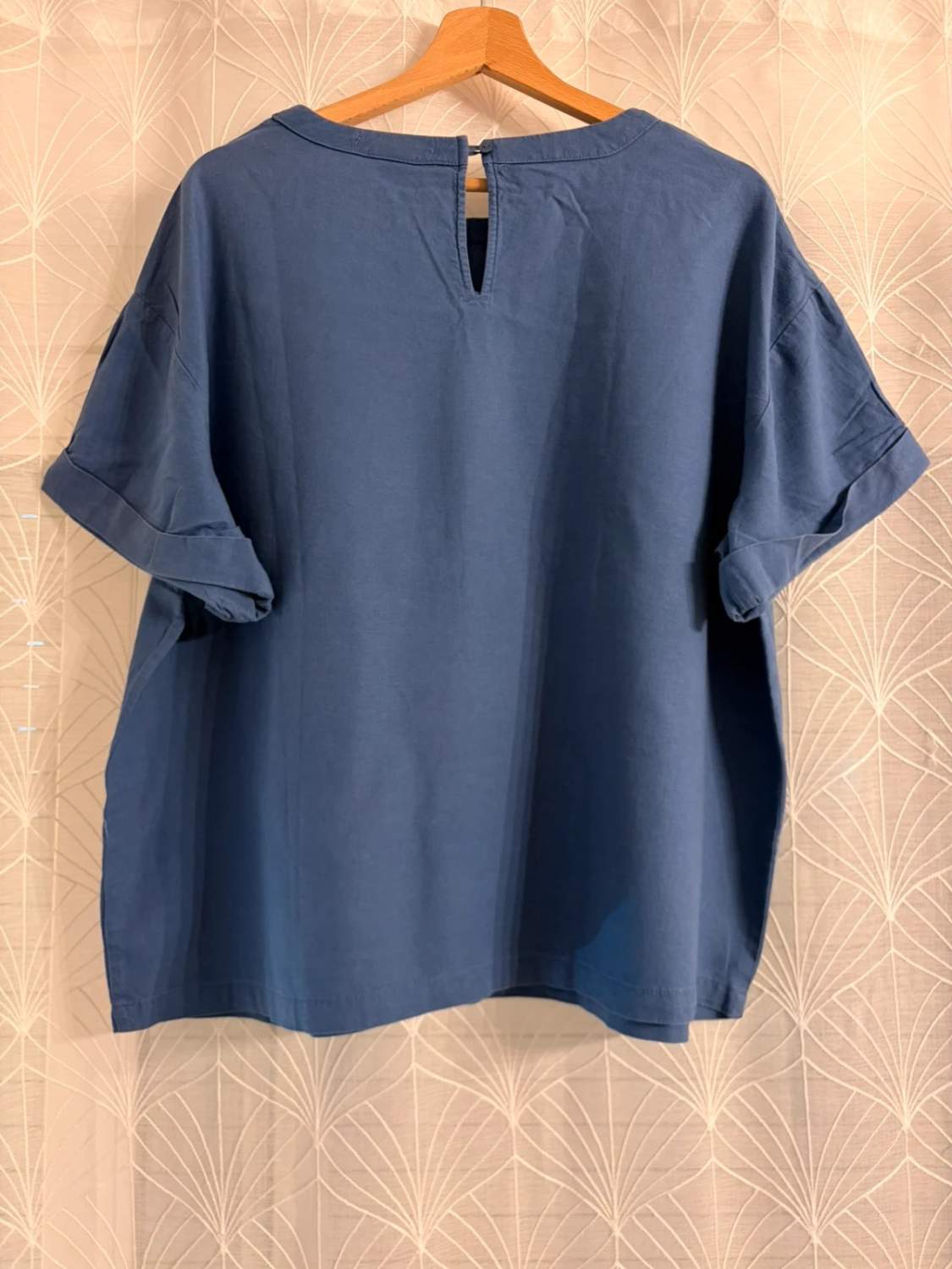 👚 Blouse Primark - Bleu - Manches Courtes - Femme (XL)