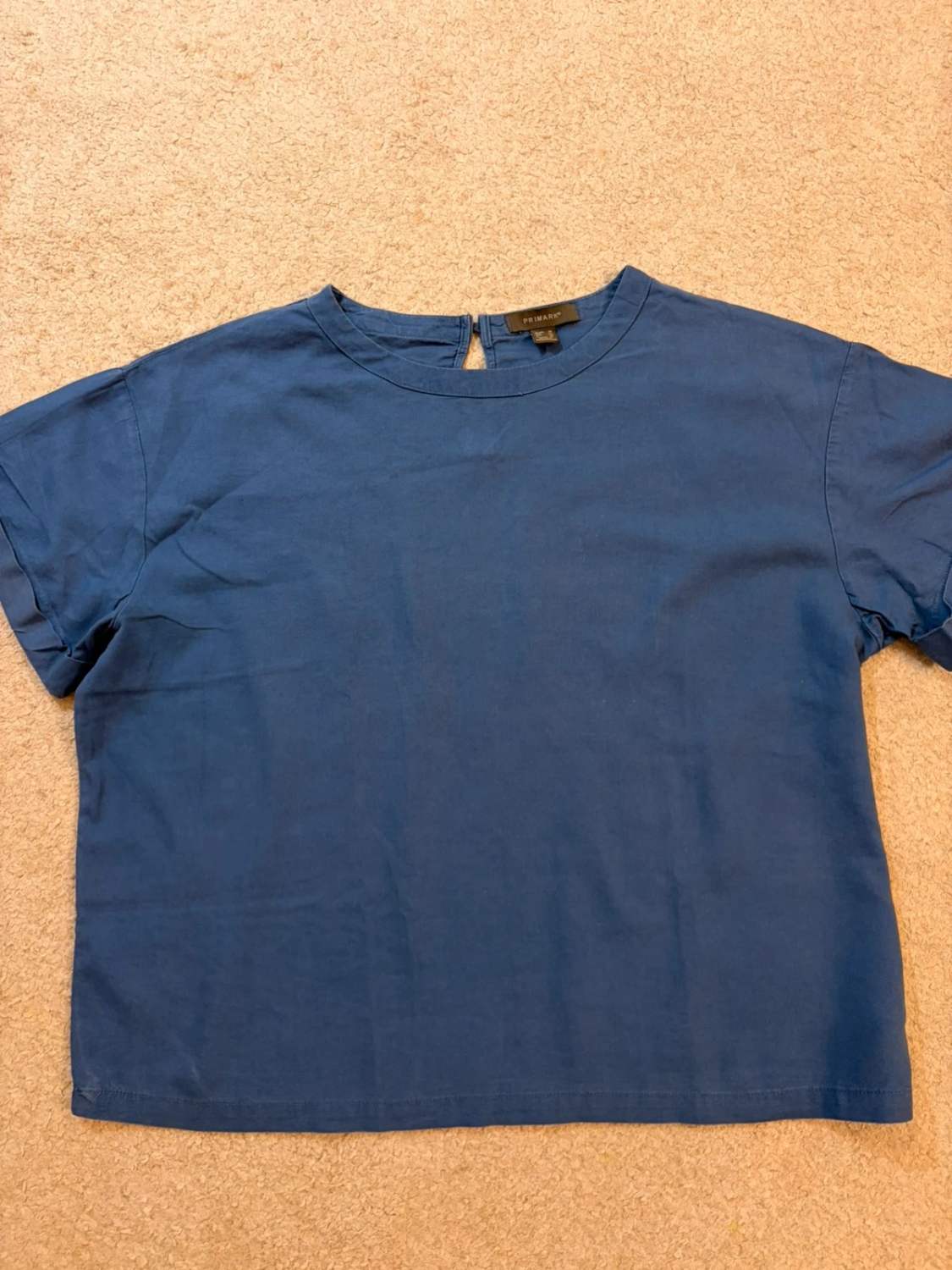 👚 Blouse Primark - Bleu - Manches Courtes - Femme (XL)
