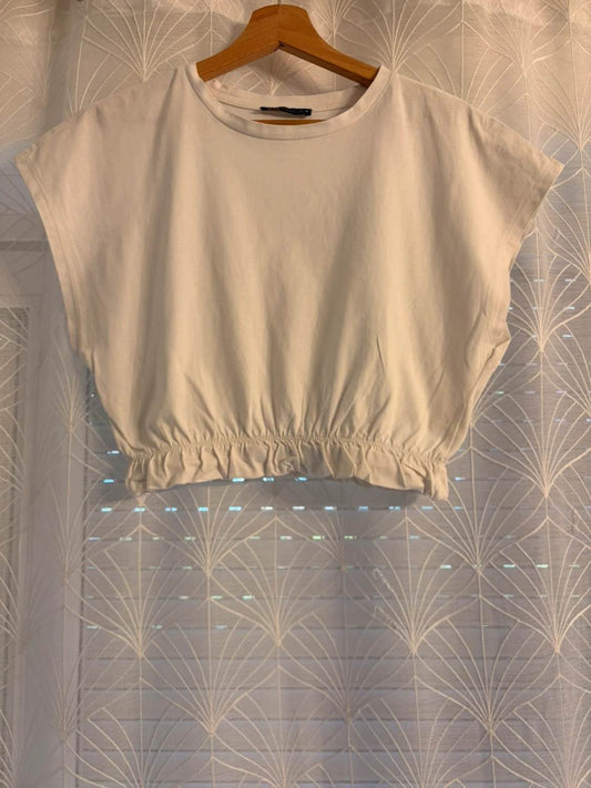 👚 Zara Blouse - White - Women (S)