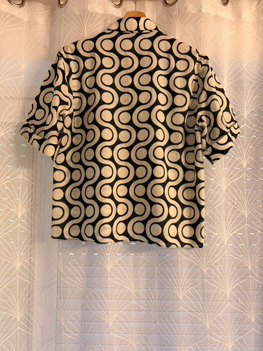 👚 Blusa Zara - Negro y blanco - Mangas cortas - Mujer (XS)