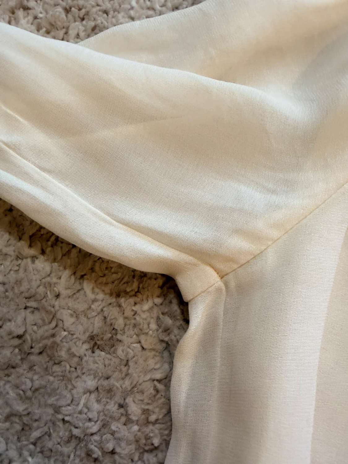 👚 Blouse Zara Basic - Crème - Transparente - Femme (XS)