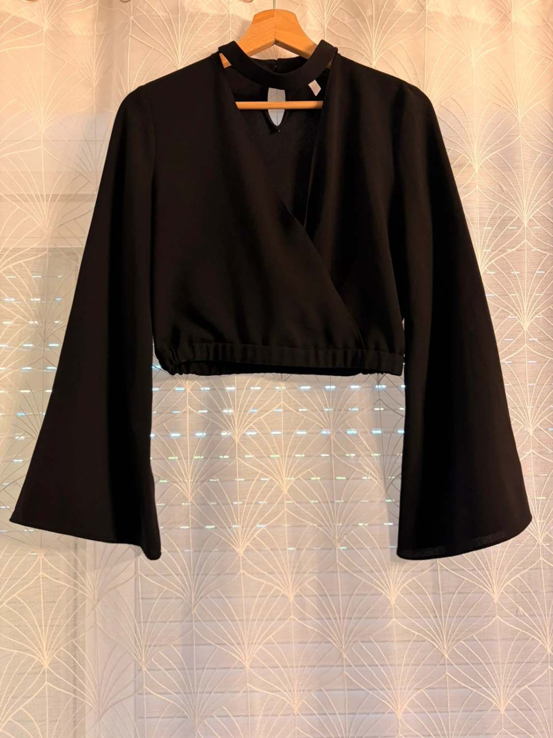 👚 Blouse Zara Trafaluc - Noir - Col V - Femme (S)